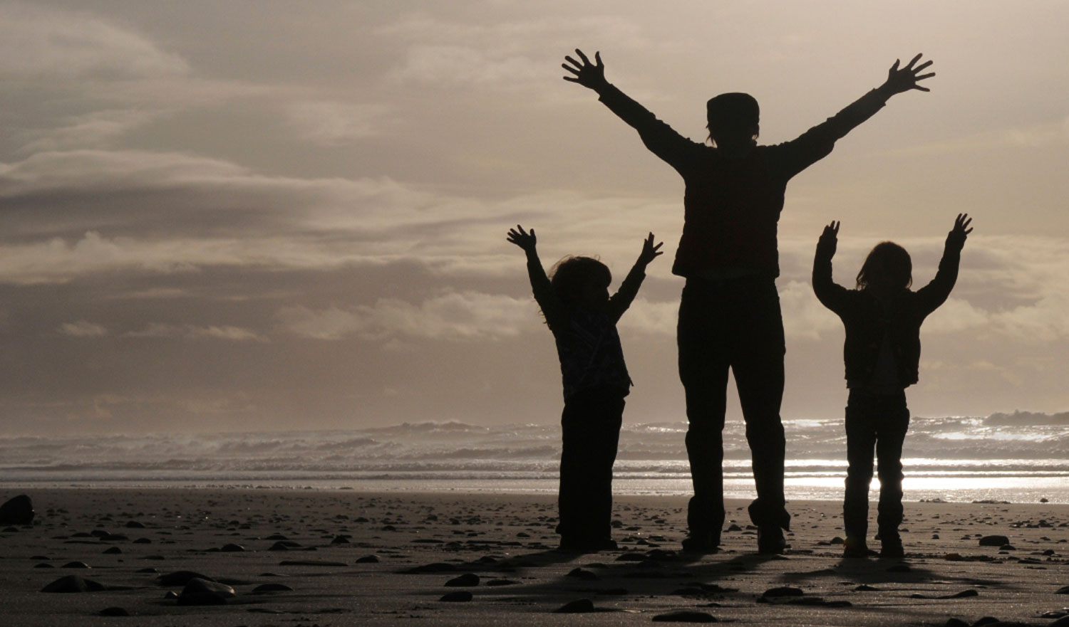 beach family success